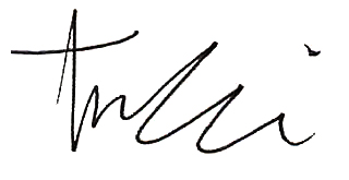 firma dell'artista